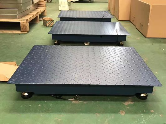 Heavy Duty Digital Floor Scale Industrial Low Profile Pallet Scale Carbon Steel Q235B Construction
