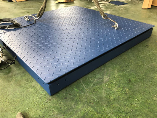 Heavy Duty Digital Floor Scale Industrial Low Profile Pallet Scale Carbon Steel Q235B Construction