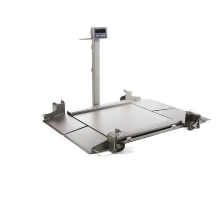 2888P-SS Floor Scale - 0.5K Capacity - 24x24 Industrial Platform with 1ft Cable