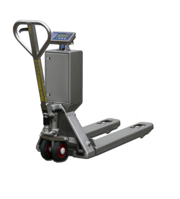 Industrial Stainless Steel Pallet Jack Scale PJA439 - Durable & Hygienic Weighing System