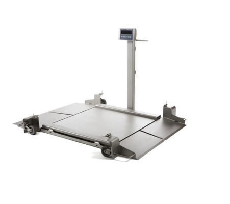 2888P-SS Floor Scale - 0.5K Capacity - 24x24 Industrial Platform with 1ft Cable