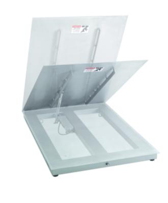 PFA579lift-D1500A Stainless Steel Floor Scale for Efficient Cleaning, Maintenance