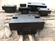 Heavy Duty Cast Iron Weights OIML M1 50Kg To 5t Adjusting Cavity Design