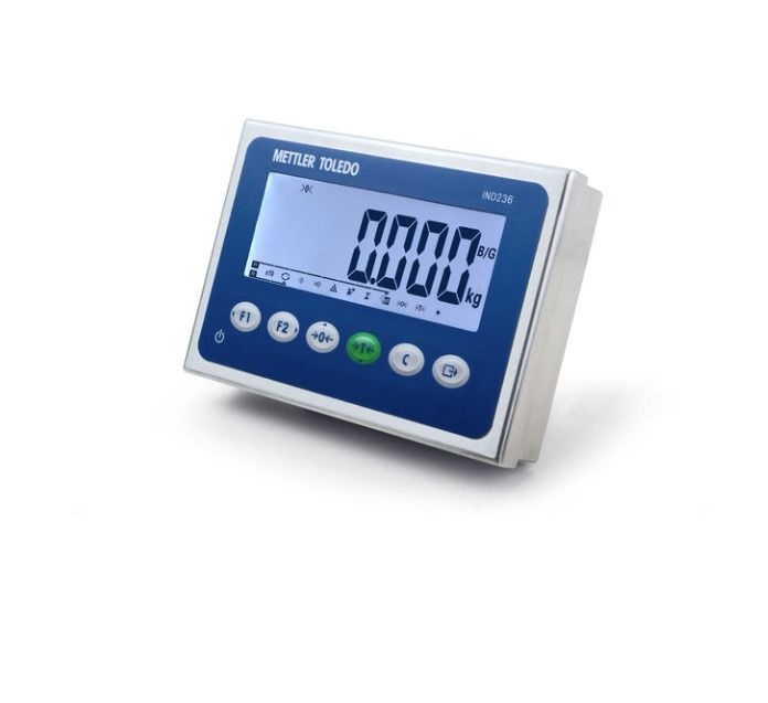 METTLER TOLEDO IND236 Weighing Terminal – Stainless Steel Indicator for Bench, Floor Scales