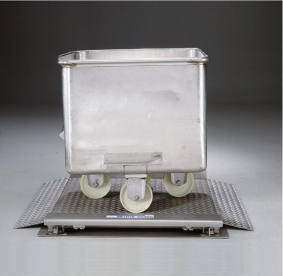 Stainless Steel Floor Scale 2888S-SS | 0.5K | 24x24 Inch Heavy-Duty Weighing Platform