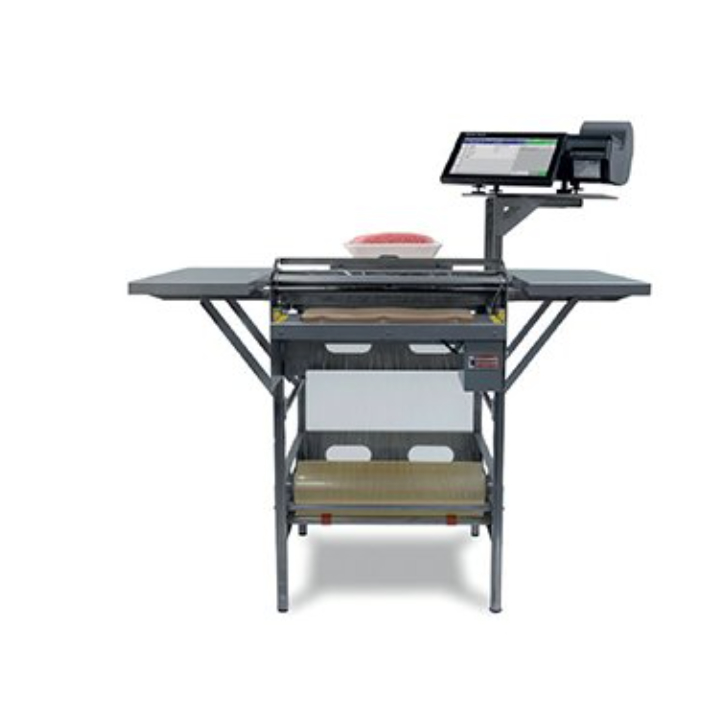 FreshBase, FreshTWP, and Step-Saver Wrapping System Food Packaging Workstation for Supermarkets