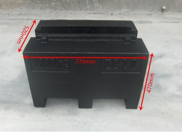 Cast Iron Slotted Calibration Weights For Digital Scales 1000 Lb Test Weight Standard