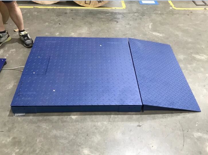 5 Ton Digital Platform Floor Scale With Ramp / Portable Industrial Floor Scales
