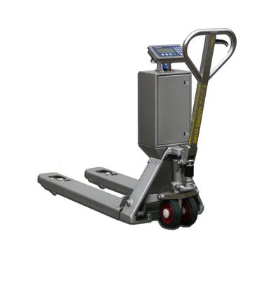 Industrial Stainless Steel Pallet Jack Scale PJA439 - Durable & Hygienic Weighing System