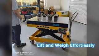SMARTWEIGH 1000kg Mobile Scissor Lift Scale