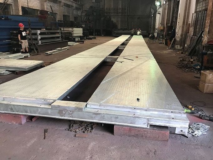 Hot Dipped Galvanized Heavy Duty Weighbridge Scale Test Truck Modular Movable 0